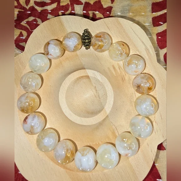 12mm Citrine Bracelet - Picture 8 of 13
